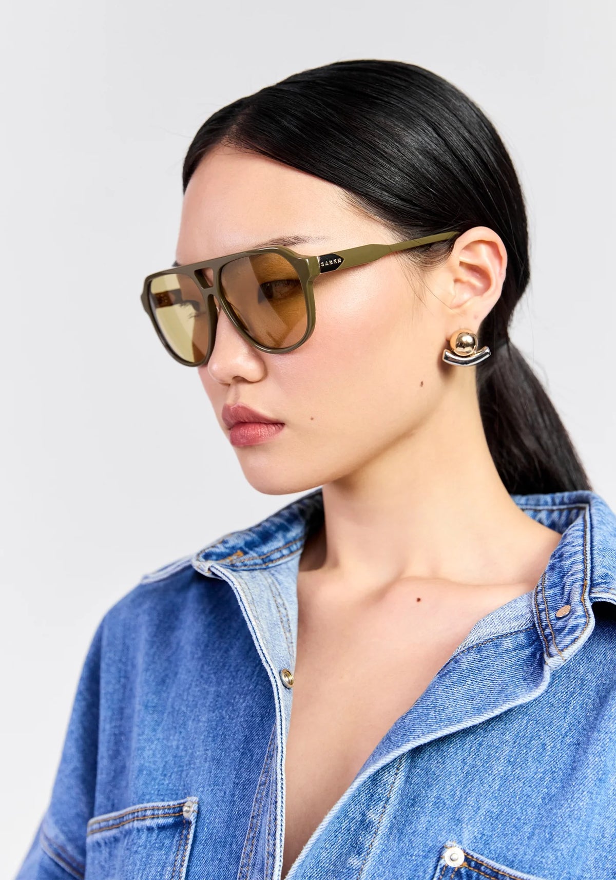 Saben Marlo Sunglasses Olive