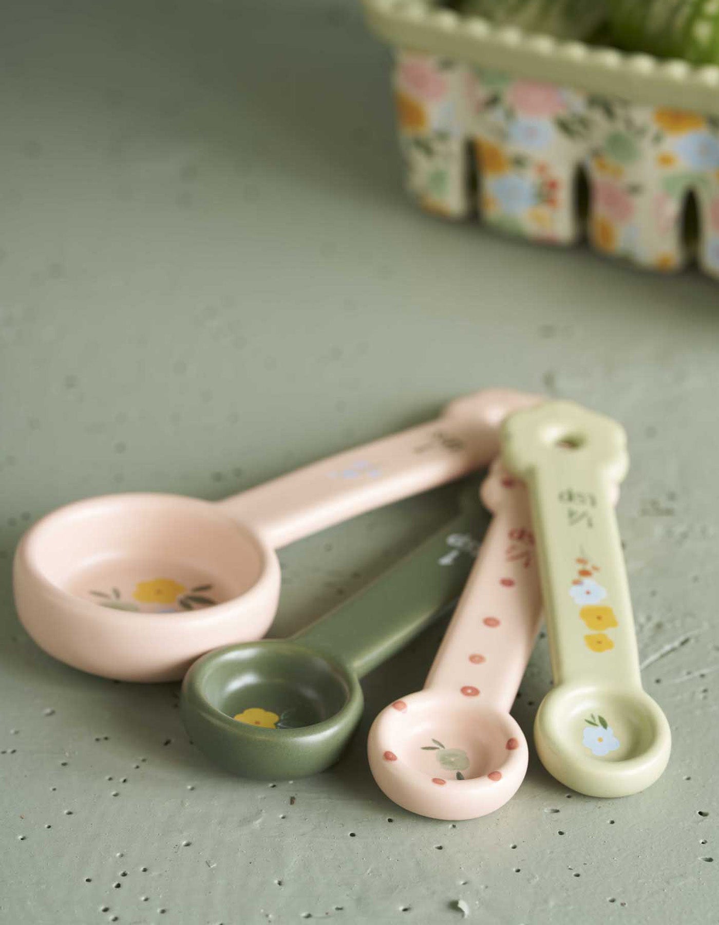 Robert Gordon Measuring Spoons Set of 4 Flower Market