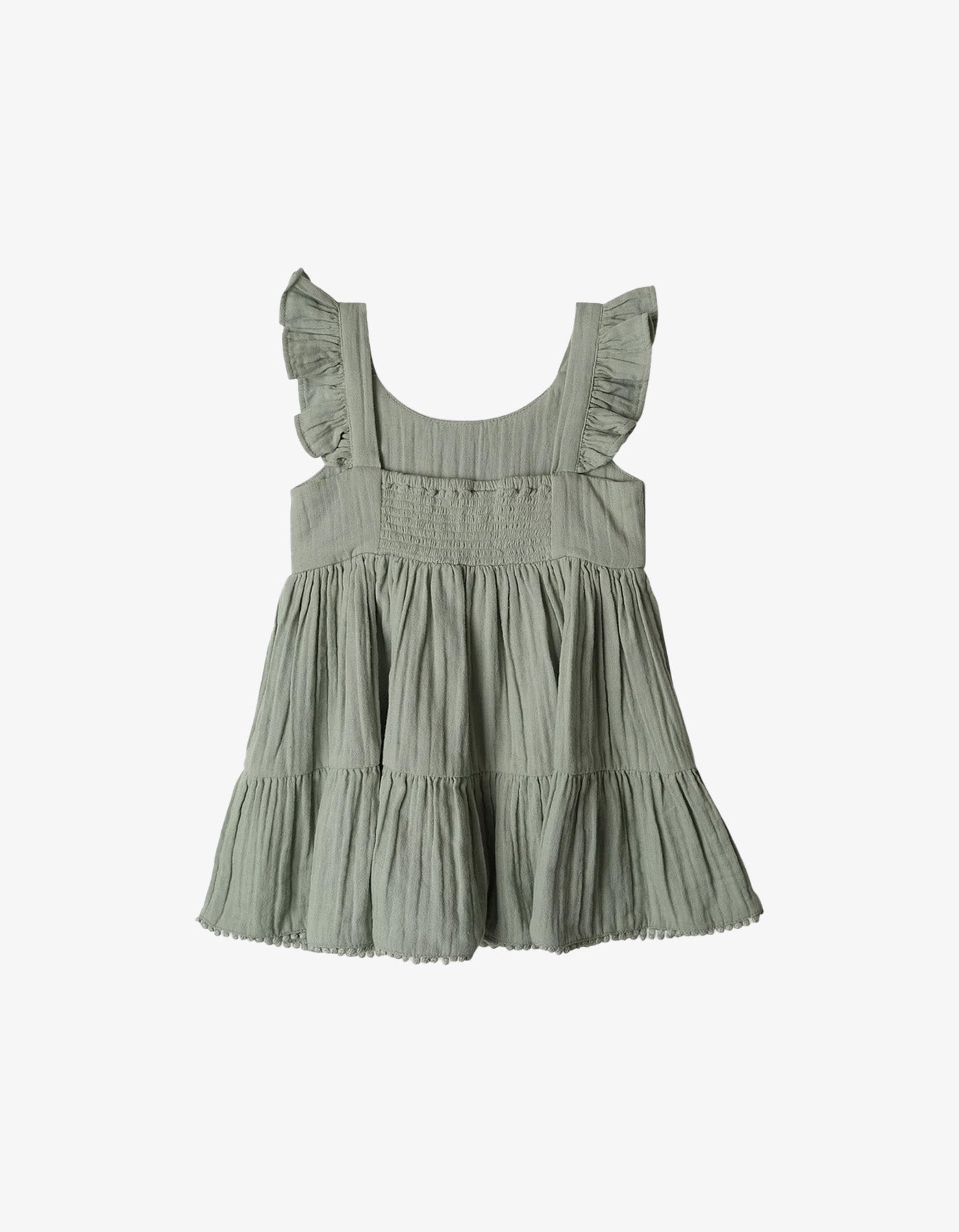 Babu Muslin Mia Dress Matcha