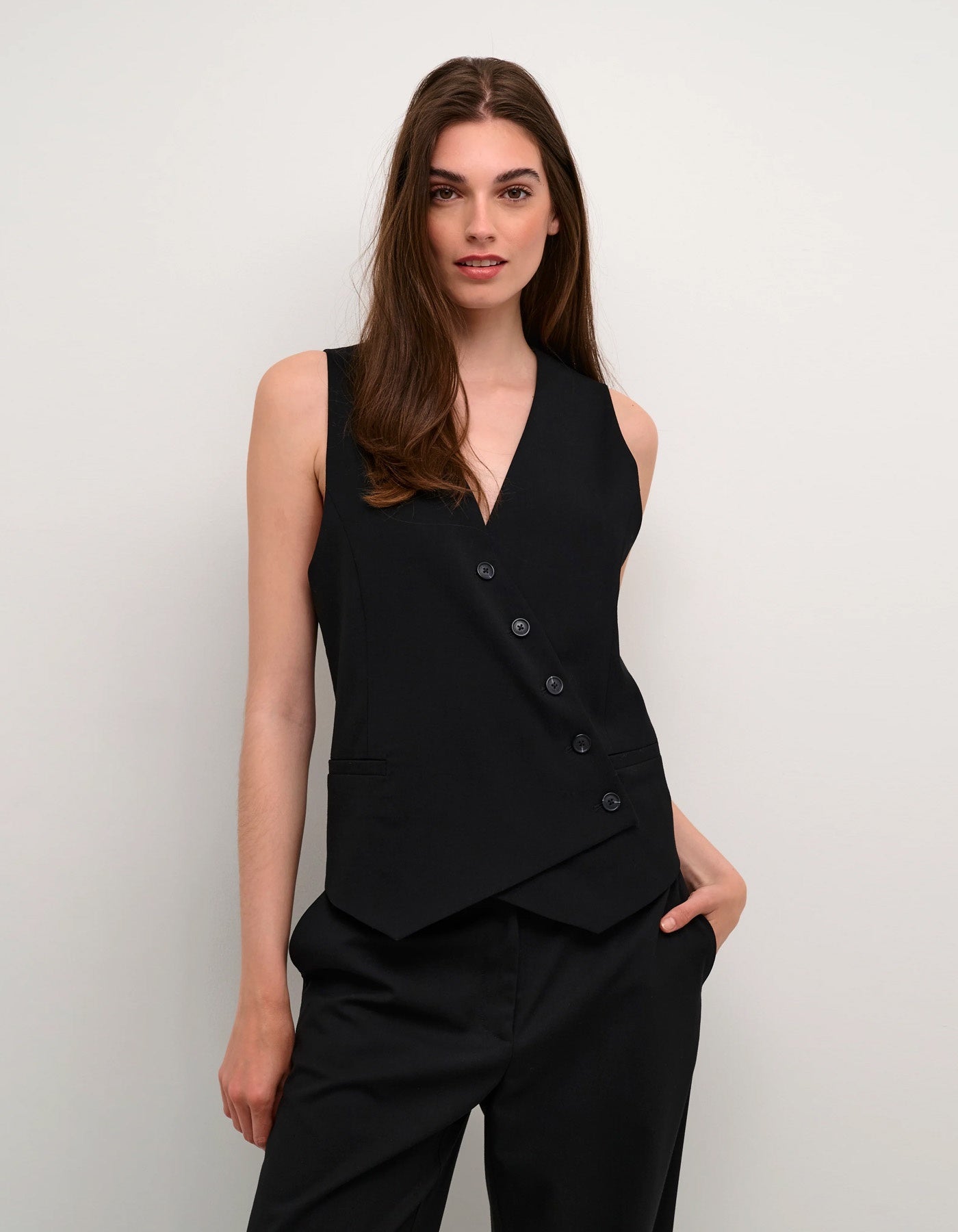 Karen By Simonsen Milano Waistcoat Black