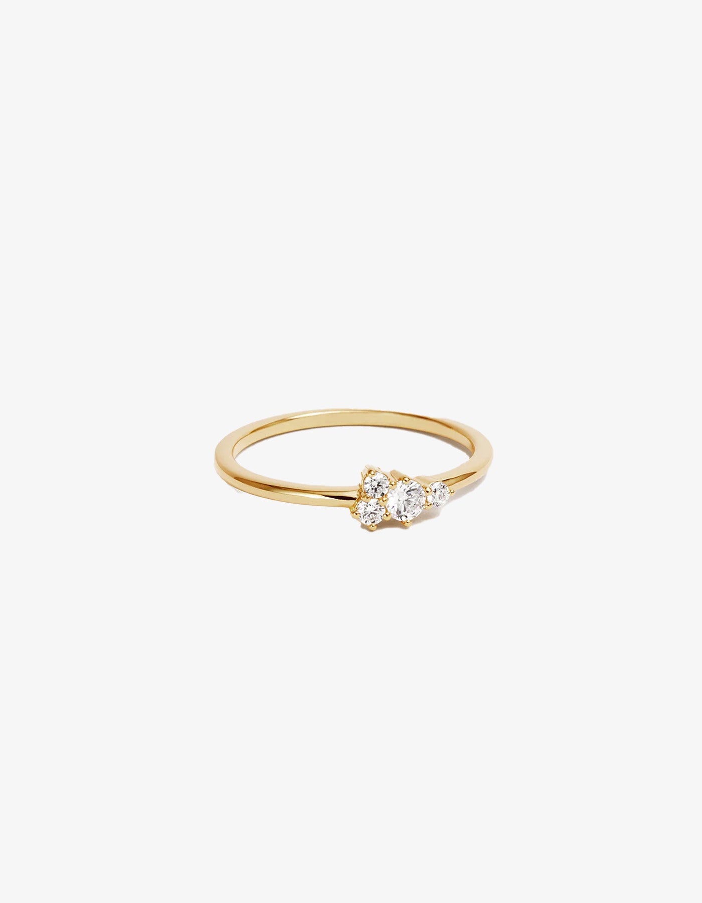 By Charlotte 18k Gold Vermeil Mist Ring