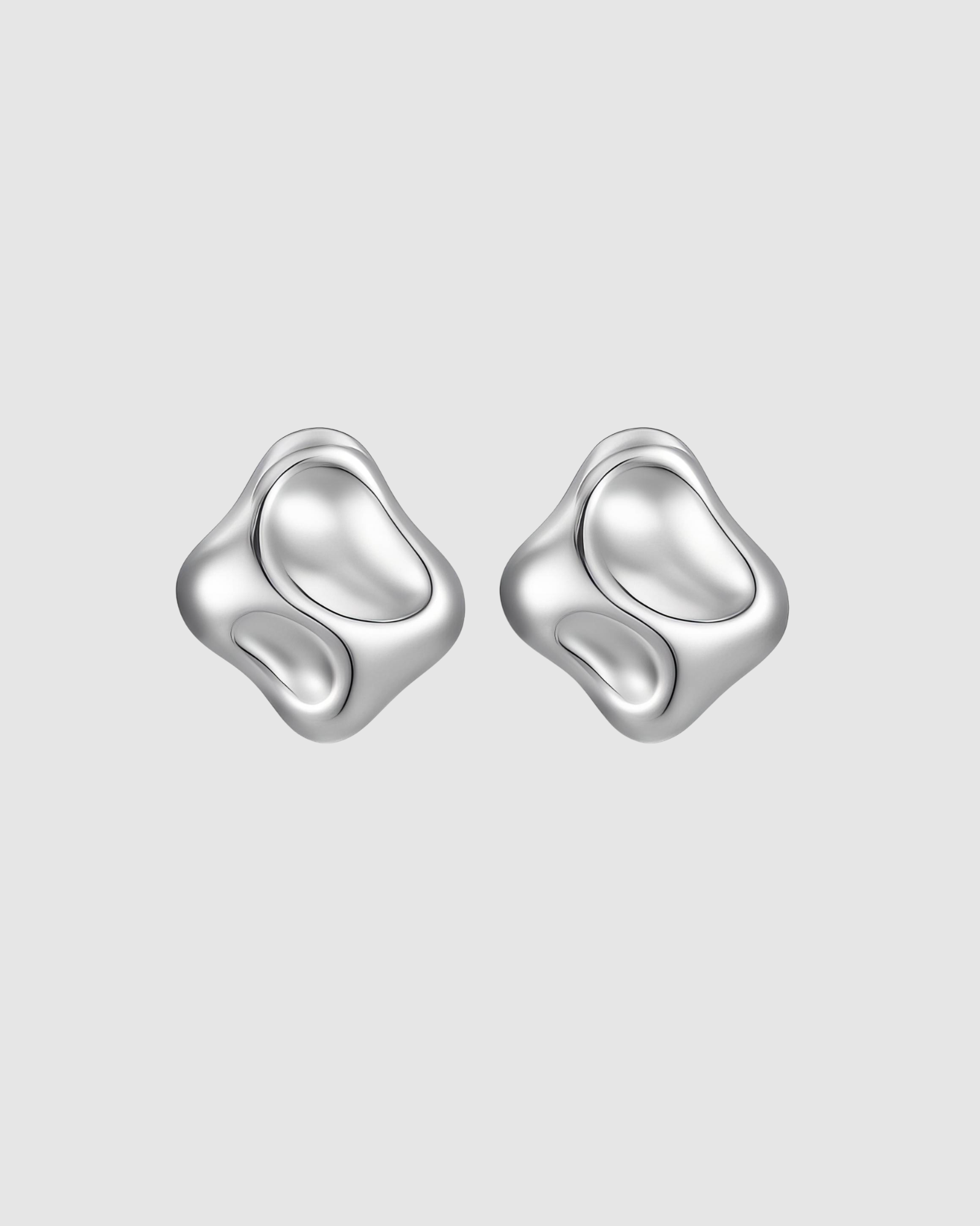 Castel & Co Molton Earrings Silver