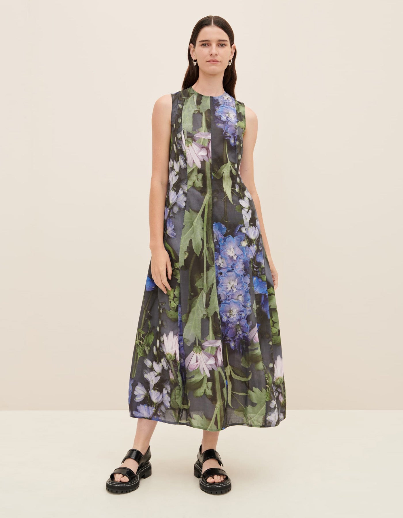 Kowtow Mosaic Dress Delphinium