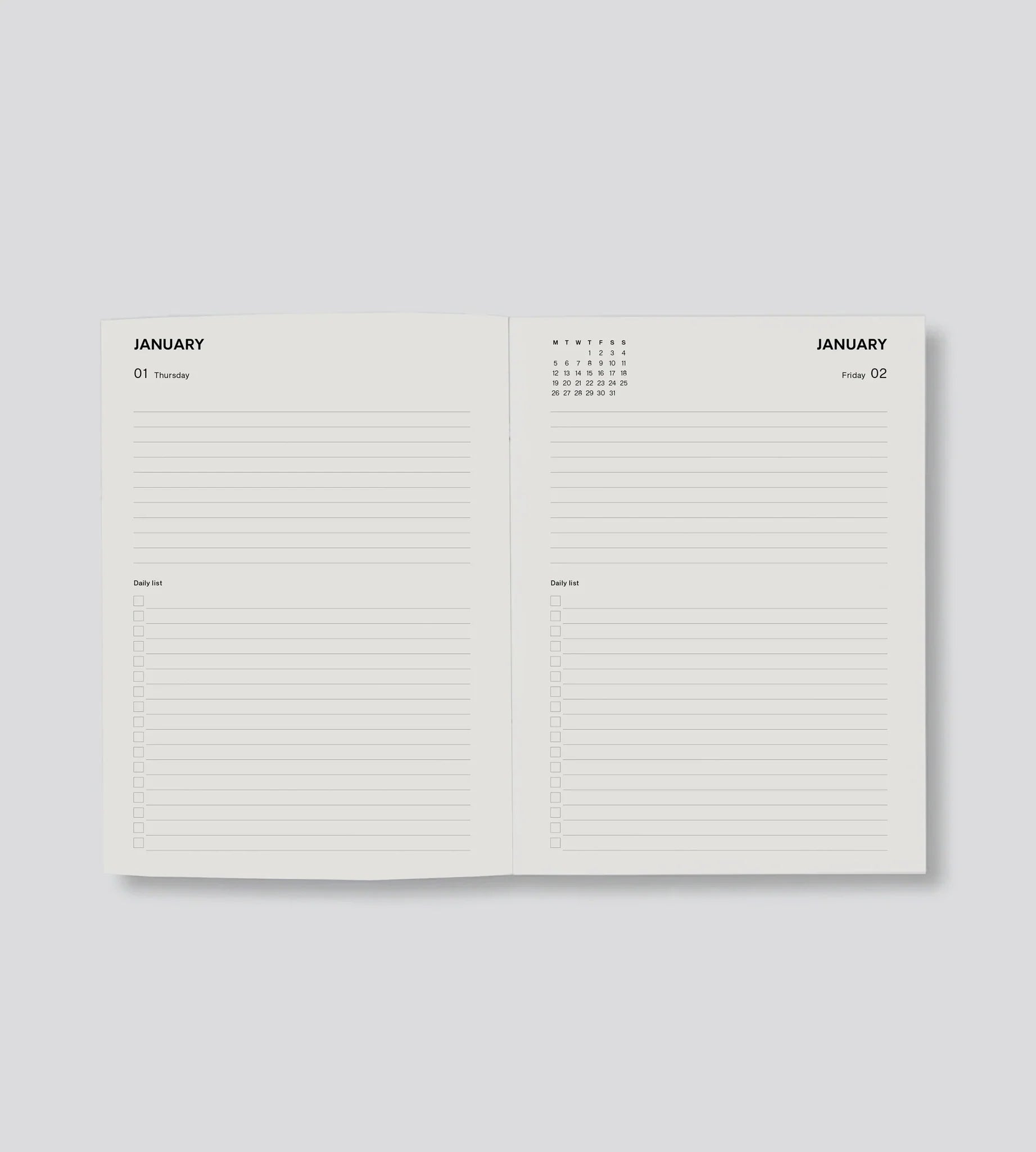 Father Rabbit | Daily Diary 2026 | Mosaic Tile