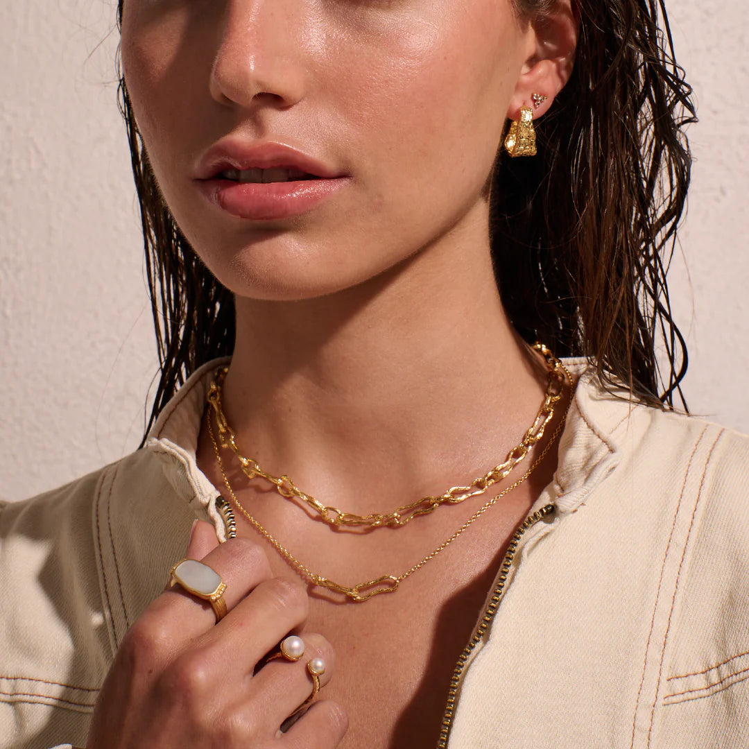 Murkani Eterna Interlink Necklace - Gold