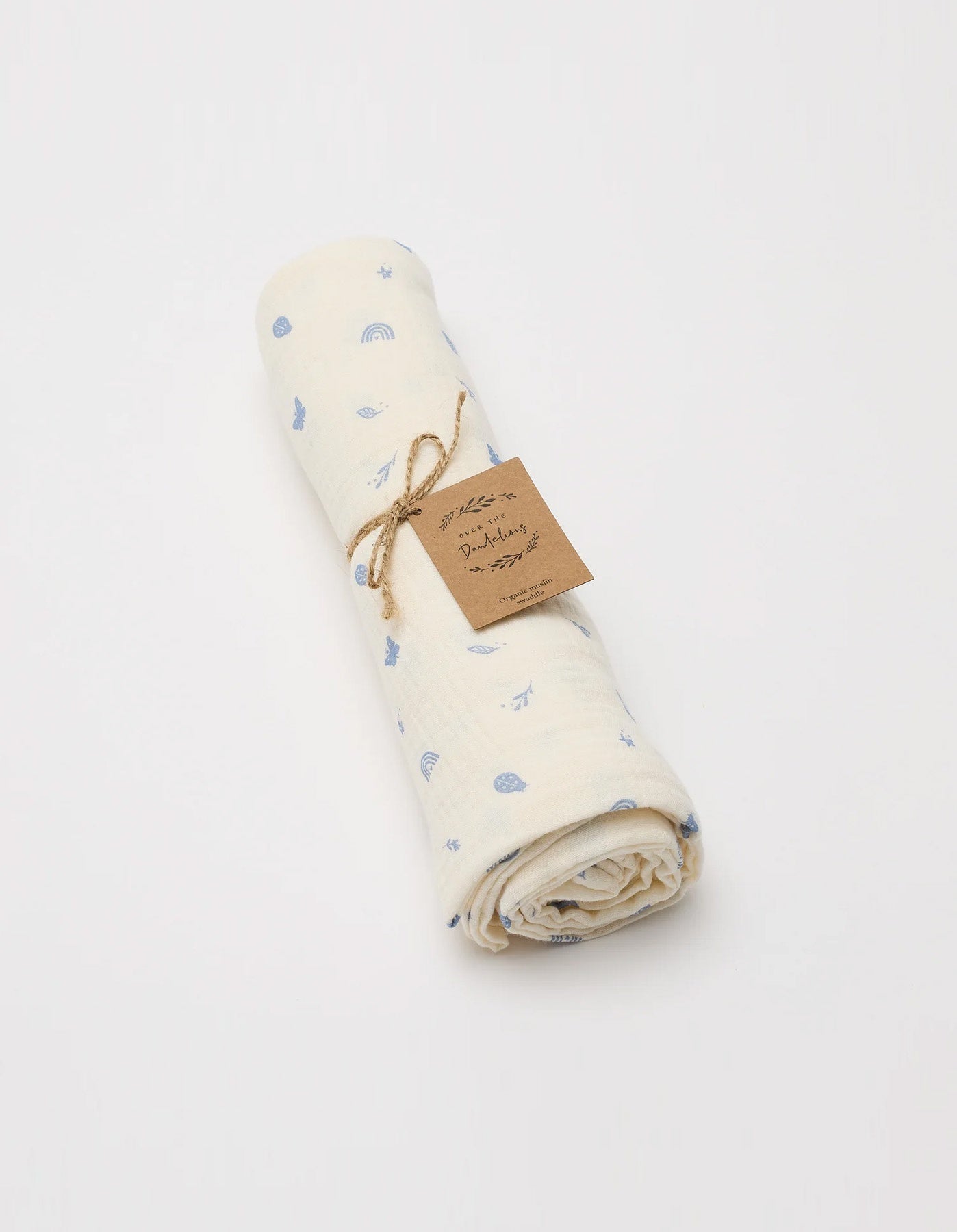 Over The Dandelions Organic Muslin Swaddle Enchanted Garden