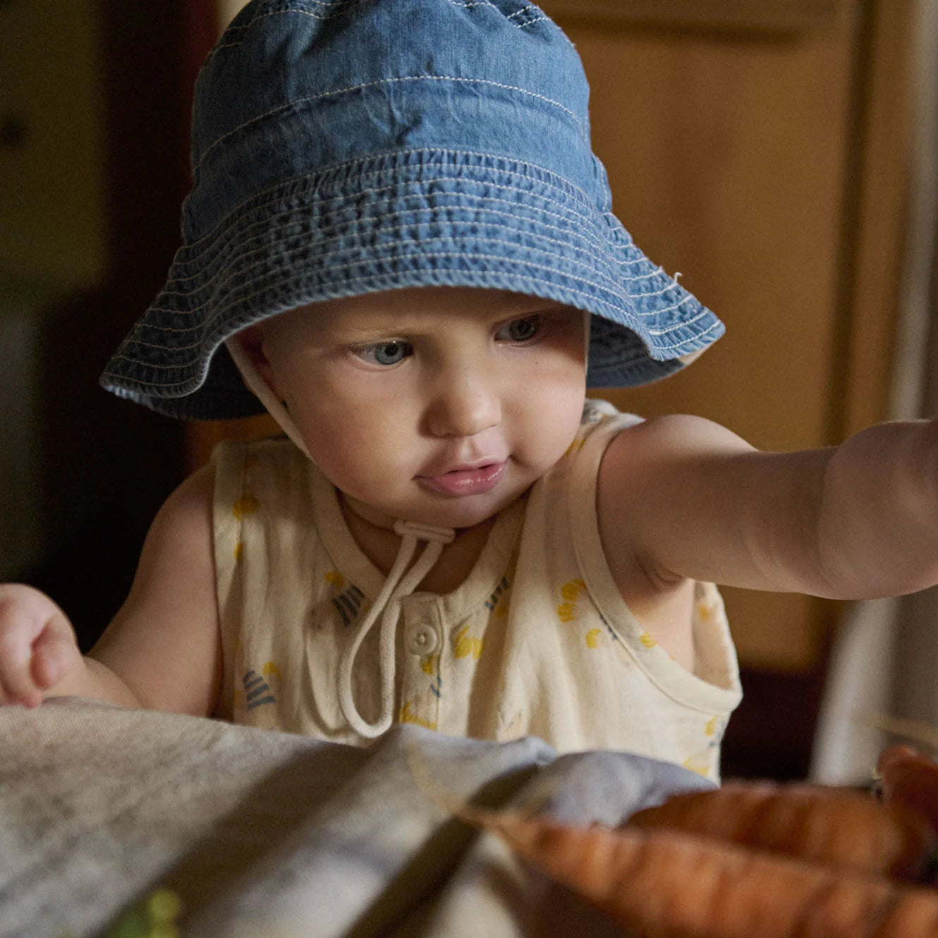 Nature Baby Bucket Sunhat Chambray Sky
