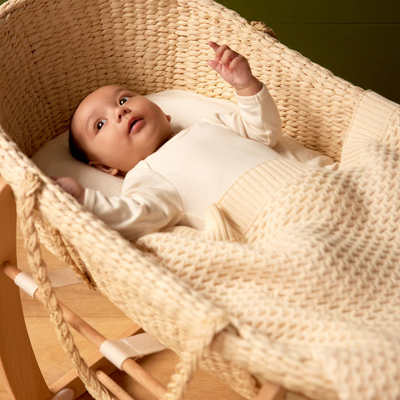 Nature Baby Cotton Long Sleeve Bodysuit Natural