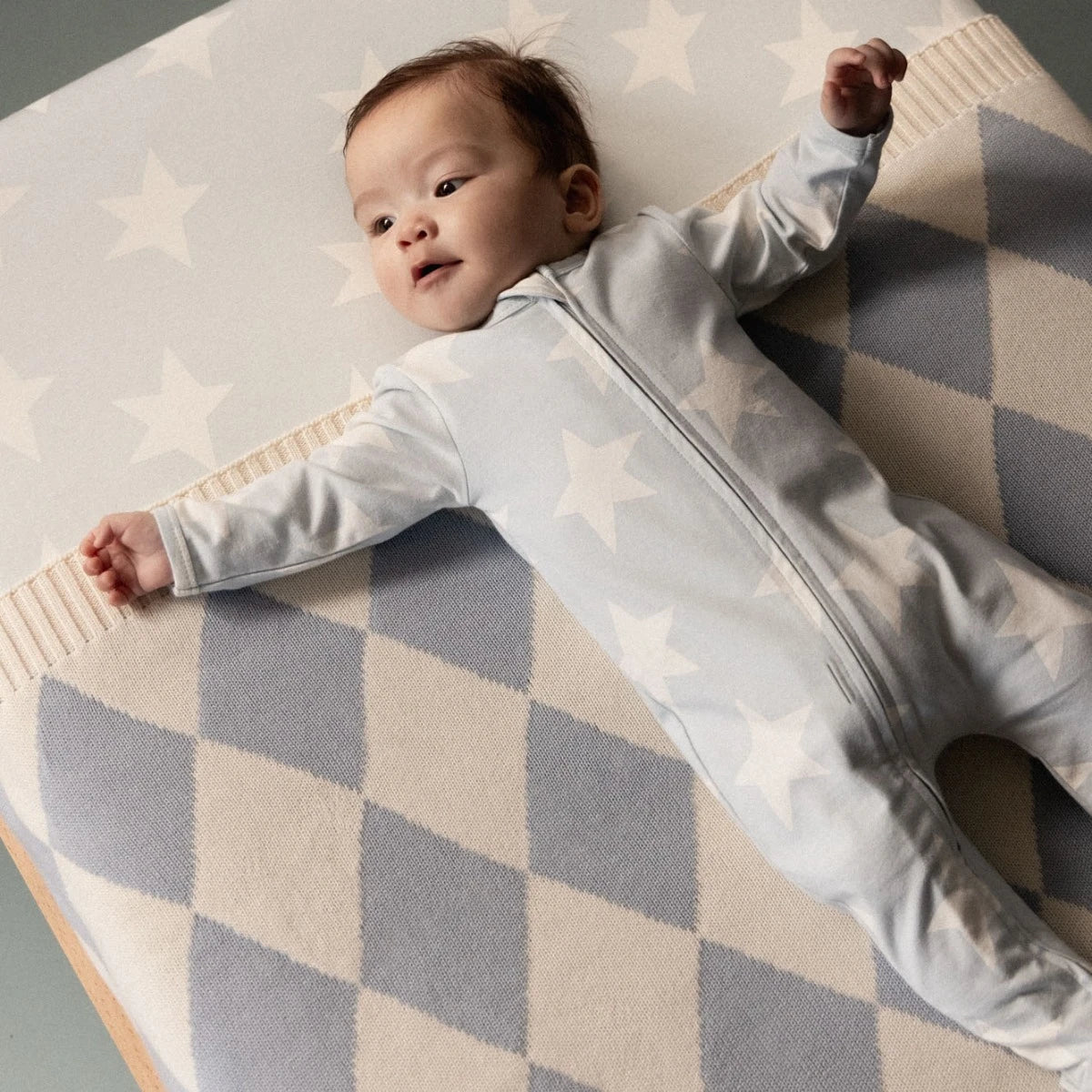 Nature Baby Dreamlands Suit Magic Blue Print