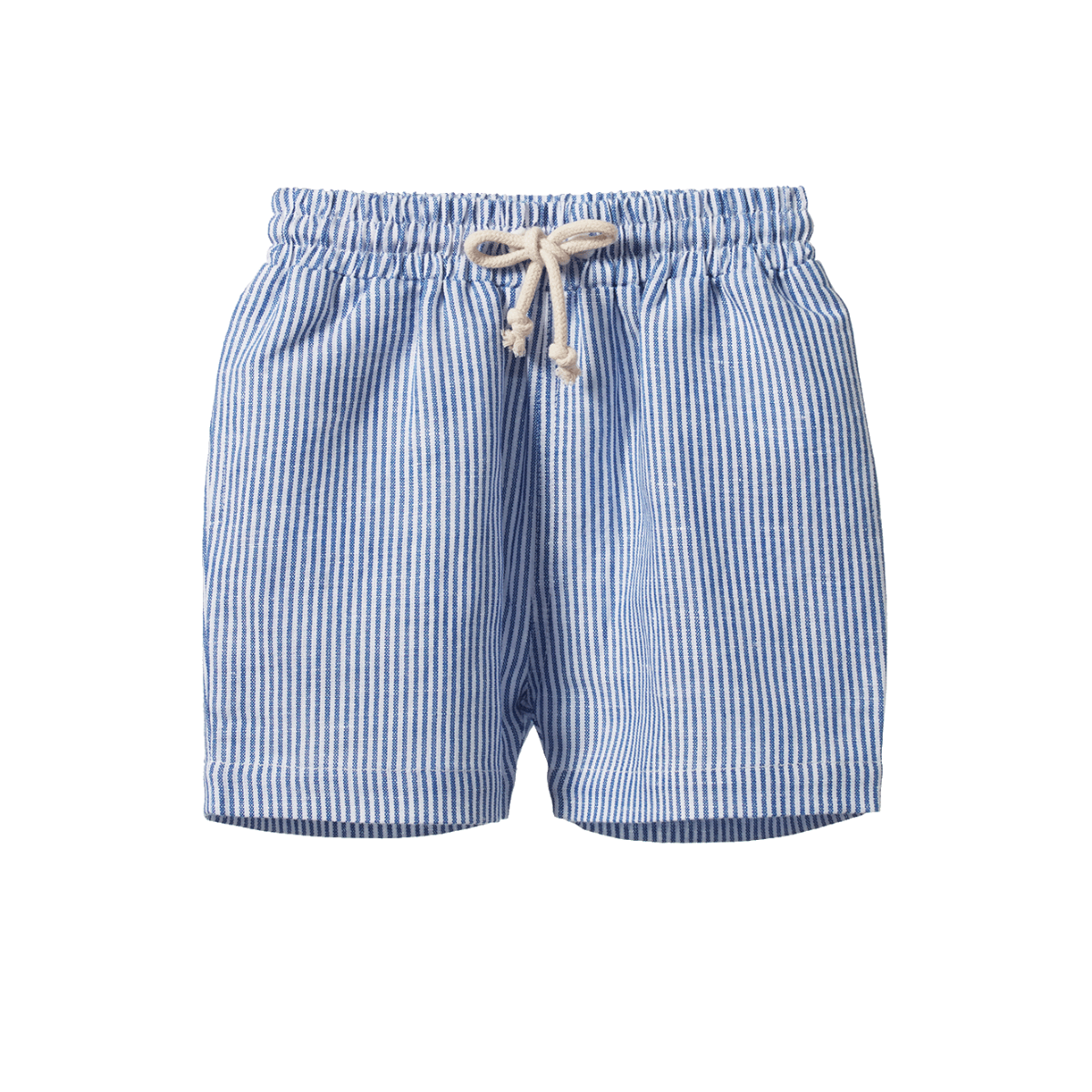 Nature Baby James Shorts Linen Blue Stripe