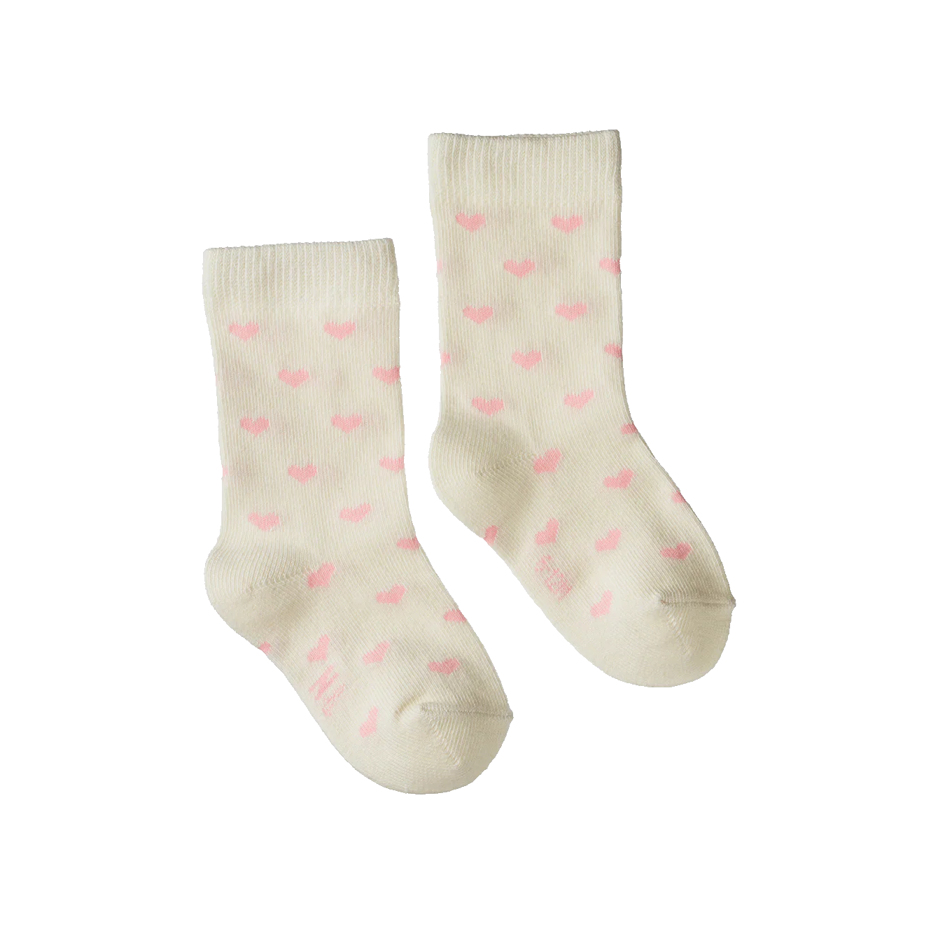 Nature Baby Organic Cotton Socks Hearts