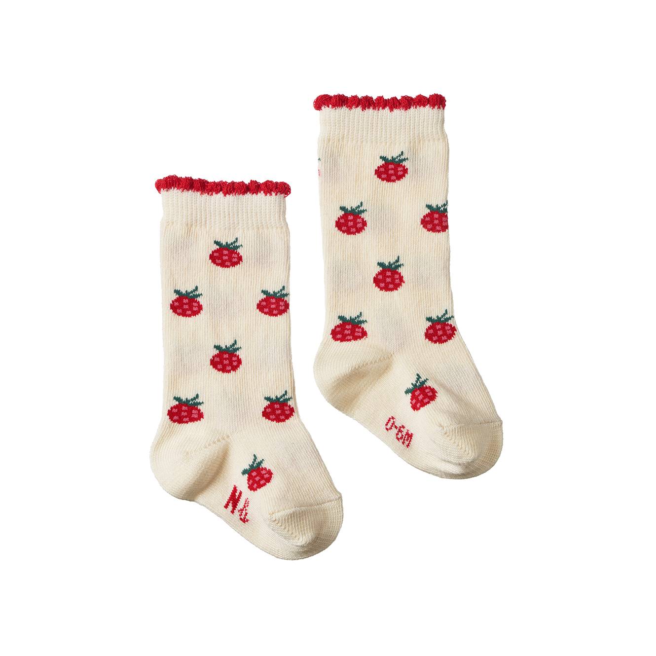Nature Baby Organic Cotton Socks Raspberries