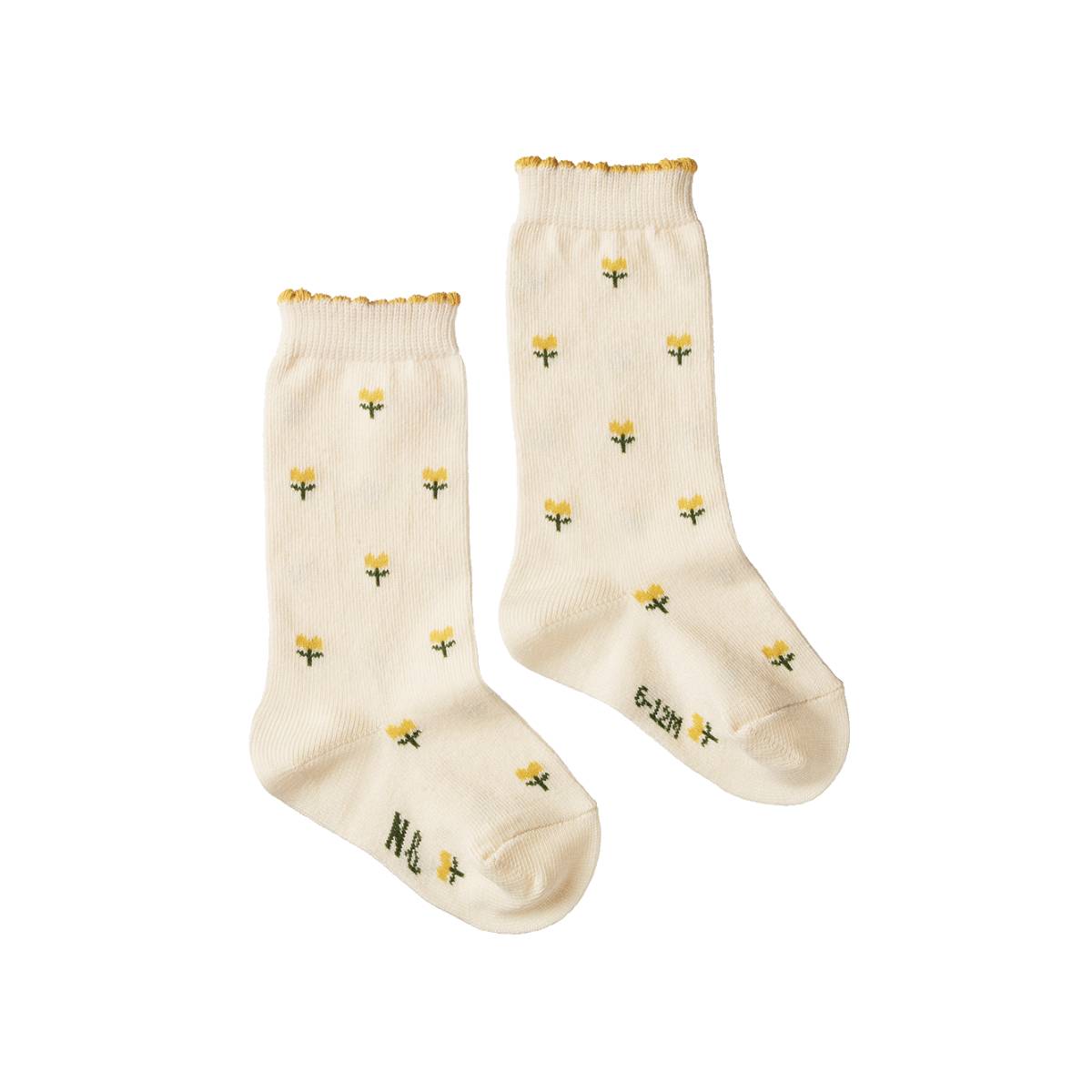Nature Baby Organic Cotton Socks Tulips