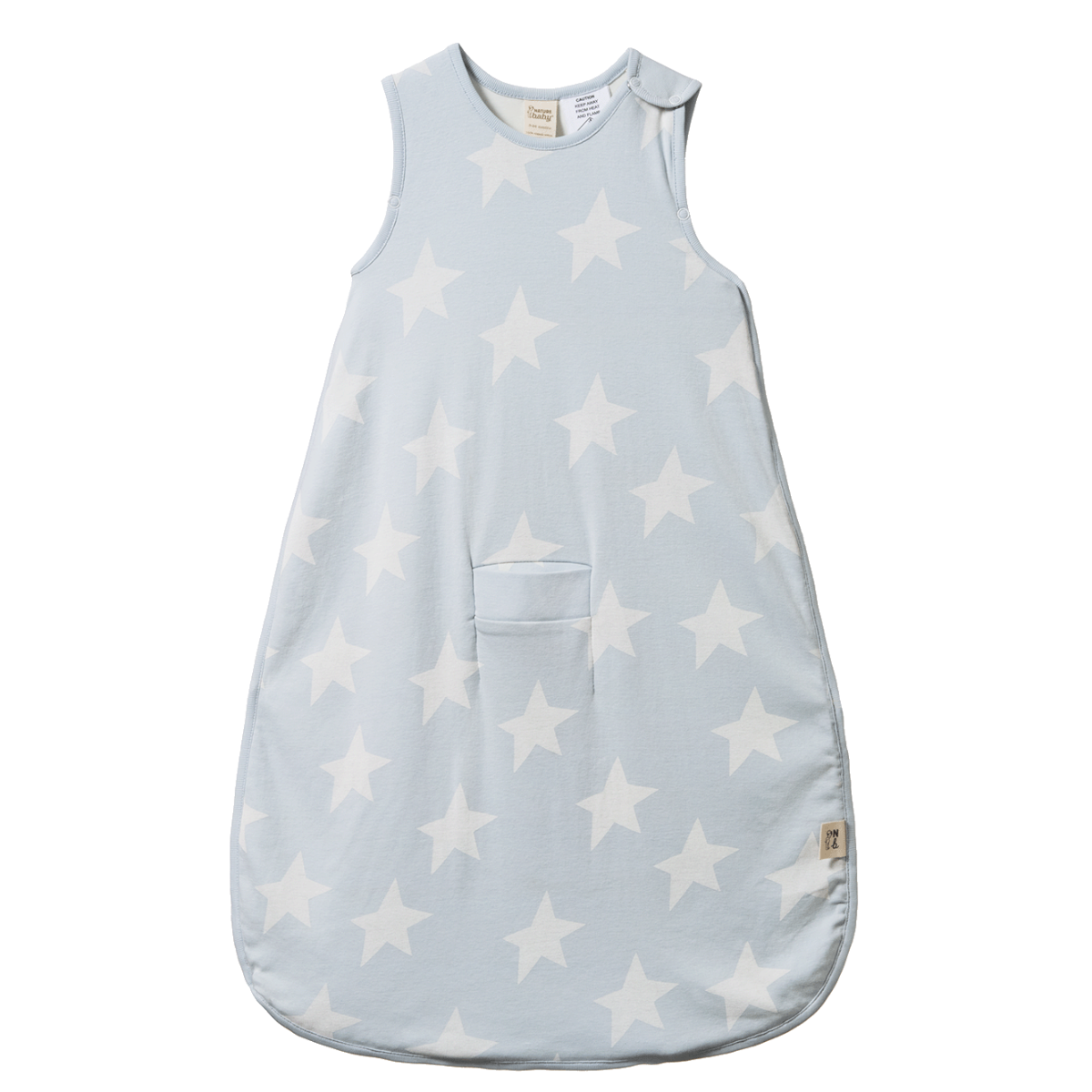 Nature Baby Organic Sleeping Bag Magic Blue Print 3/24 months
