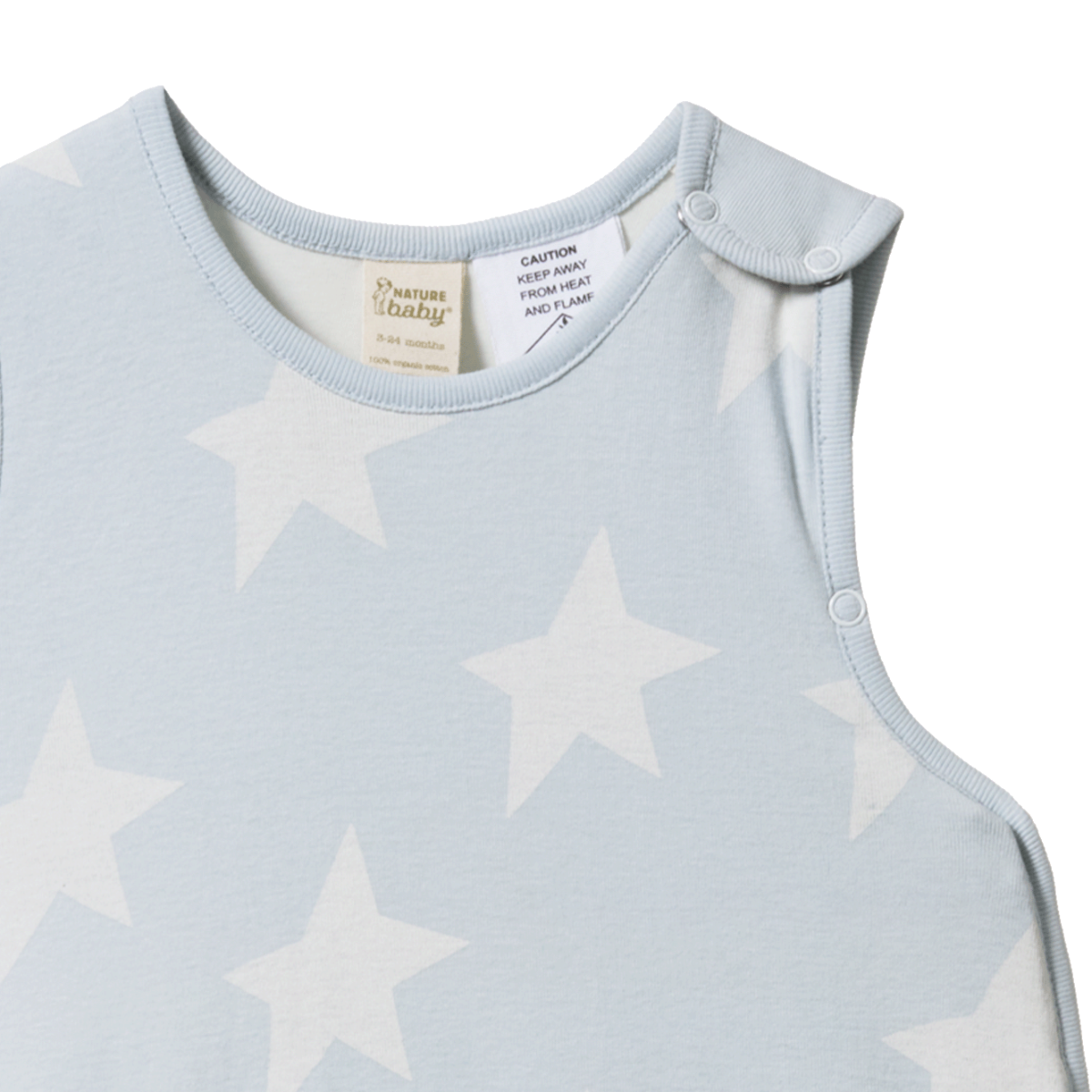 Nature Baby Organic Sleeping Bag Magic Blue Print 3/24 months