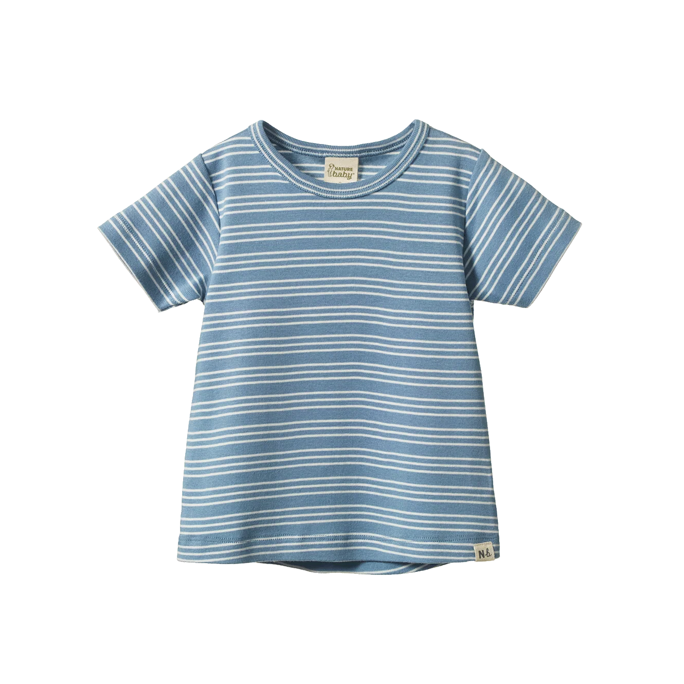 Nature Baby River Tee Blue Stripe Trio