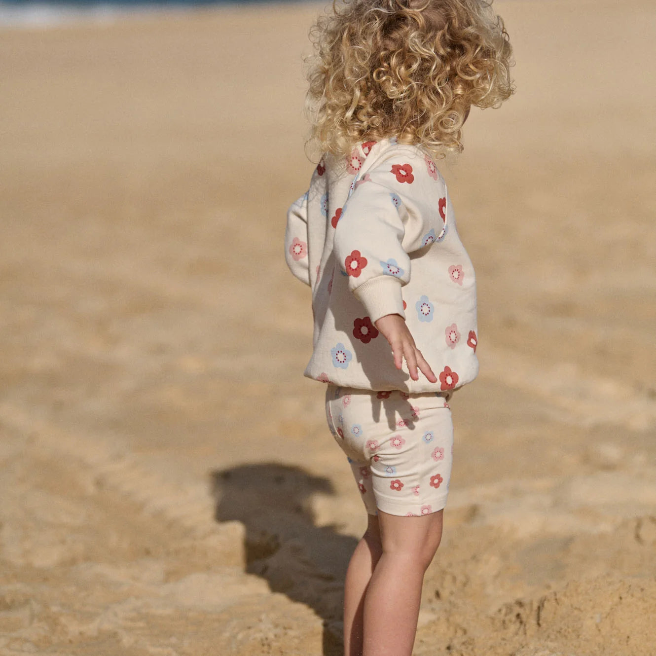 Nature Baby Selby Shorts Petite Flora Stamp Print