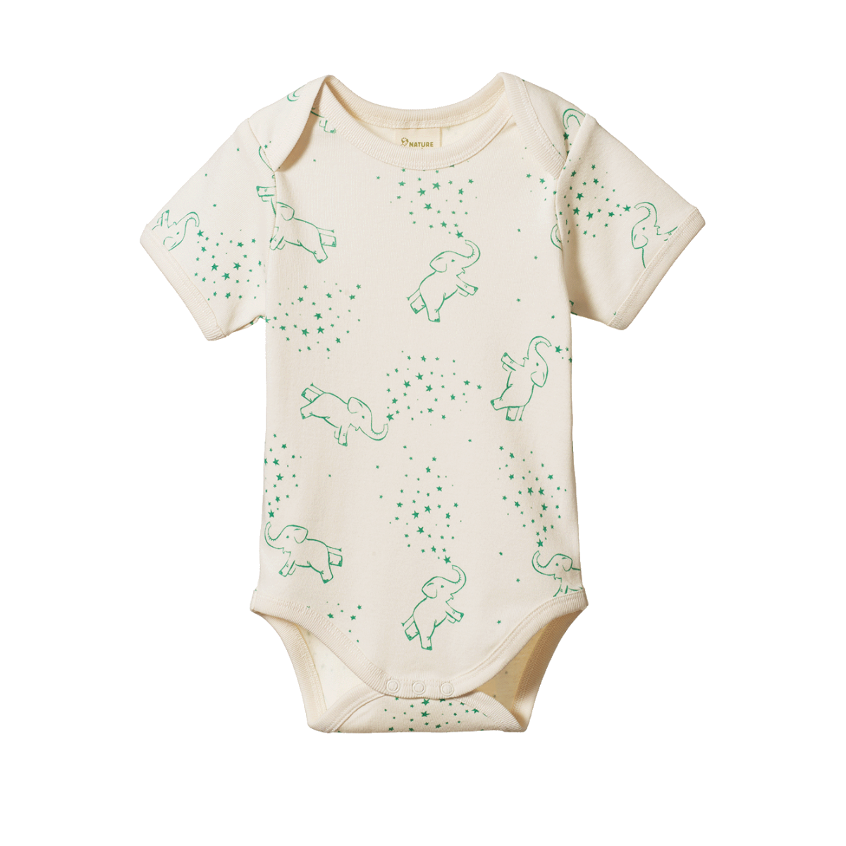 Nature Baby Short Sleeve Bodysuit Fairground Print