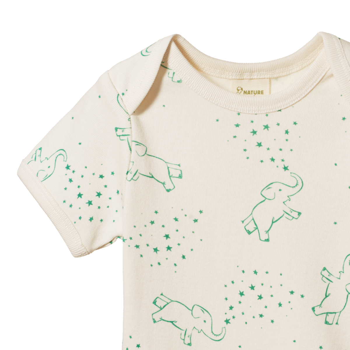 Nature Baby Short Sleeve Bodysuit Fairground Print