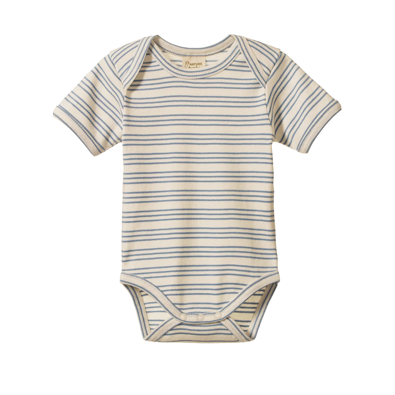 Nature Baby Short Sleeve Bodysuit Stripe Trio
