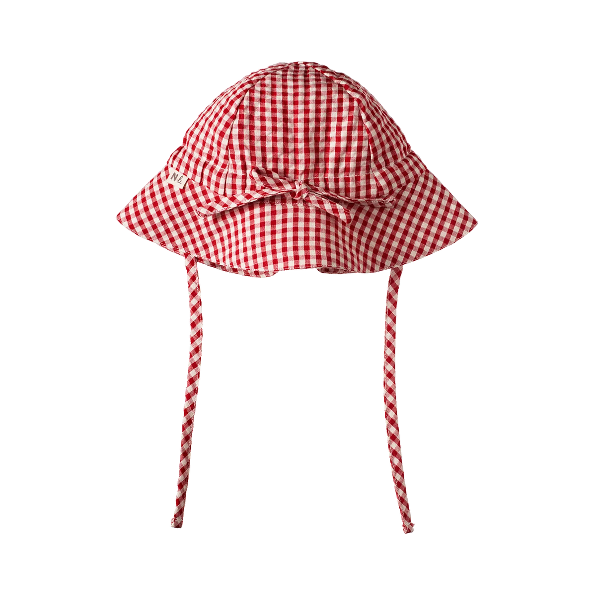 Nature Baby Sun Hat Red Gingham