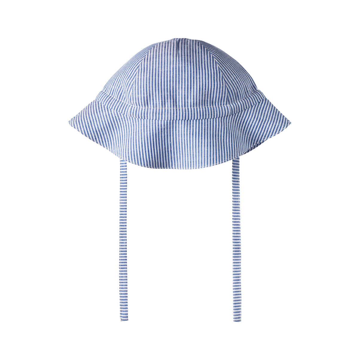 Nature Baby Sunhat Linen Blue Stripe