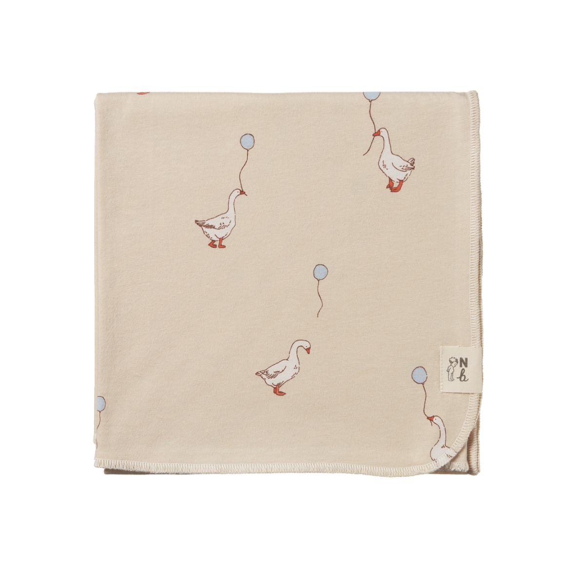 Nature Baby Wrap Goose Lullaby Print