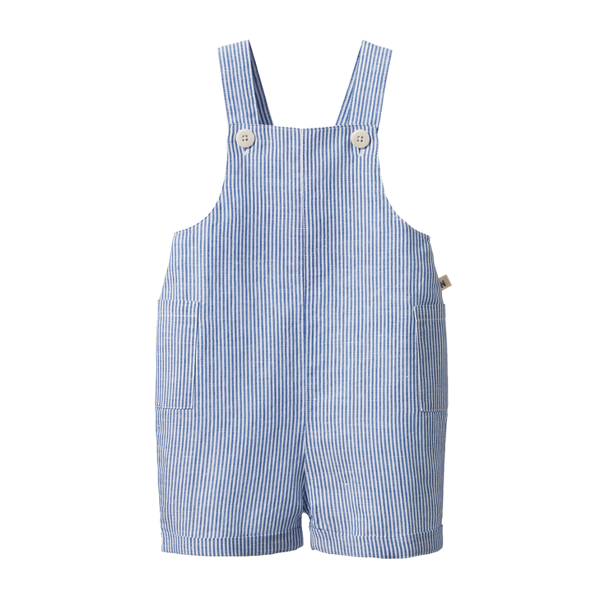 Nature Baby tucker overalls cotton linen
