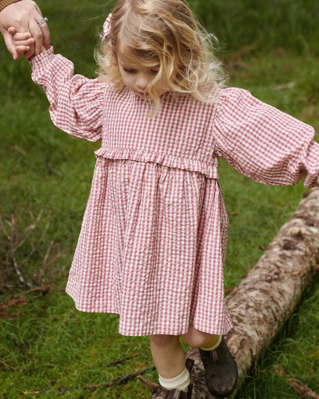 Nature Baby Nora Dress Jam Check