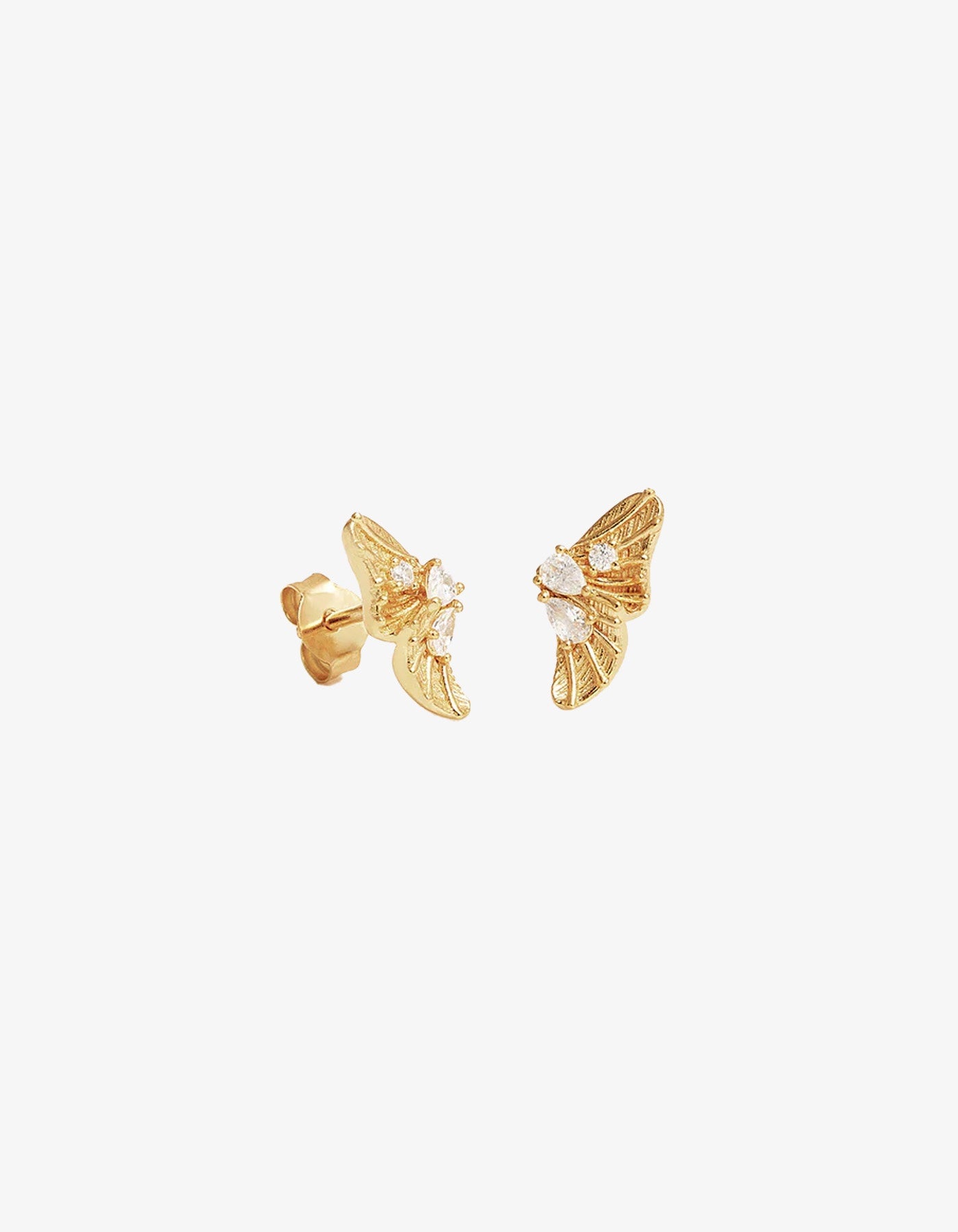 By Charlotte 18k Gold Vermeil Ocean Whisper Stud Earrings