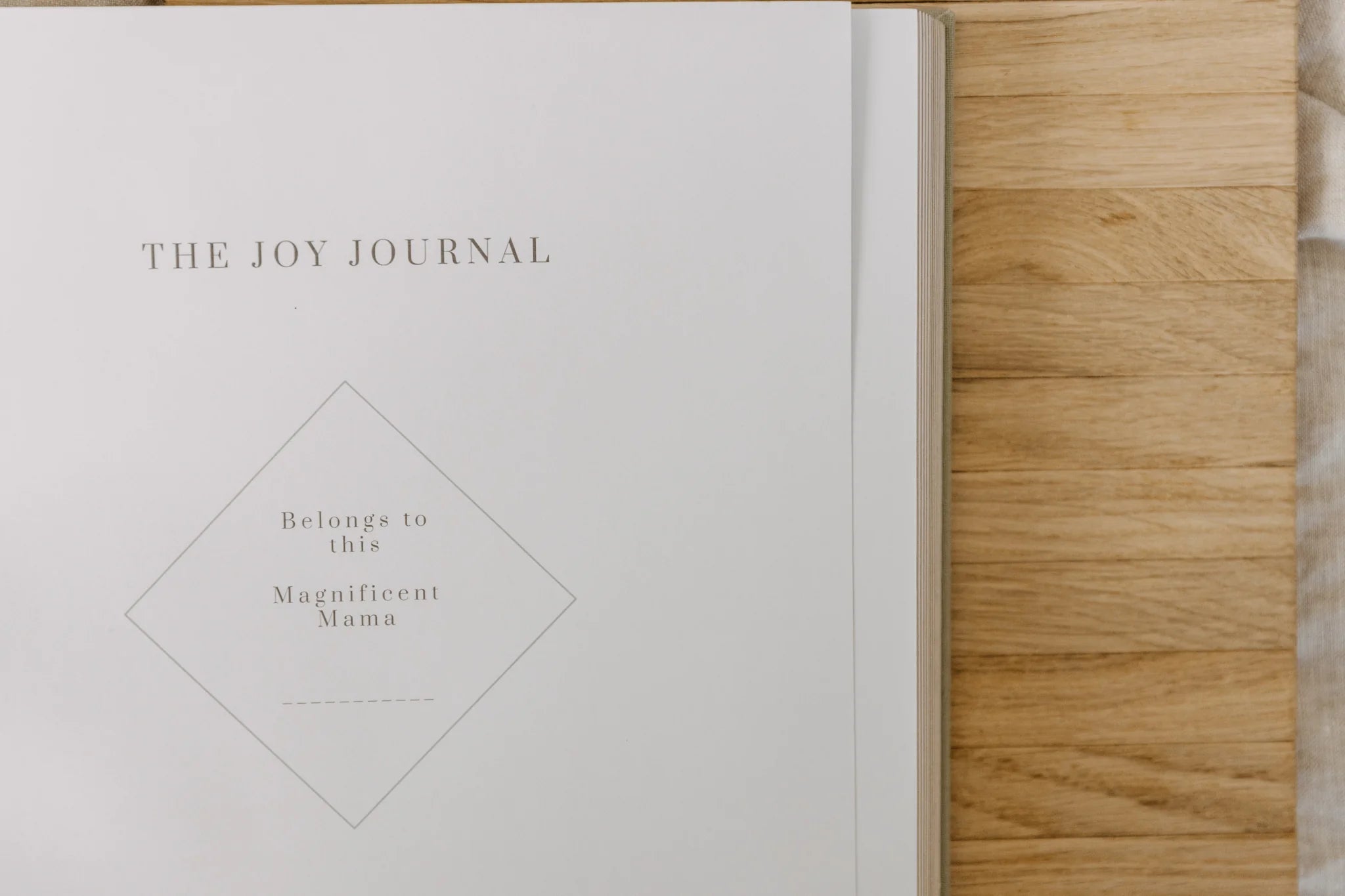 Olive & Page The Joy Journal - for mothers -Blush