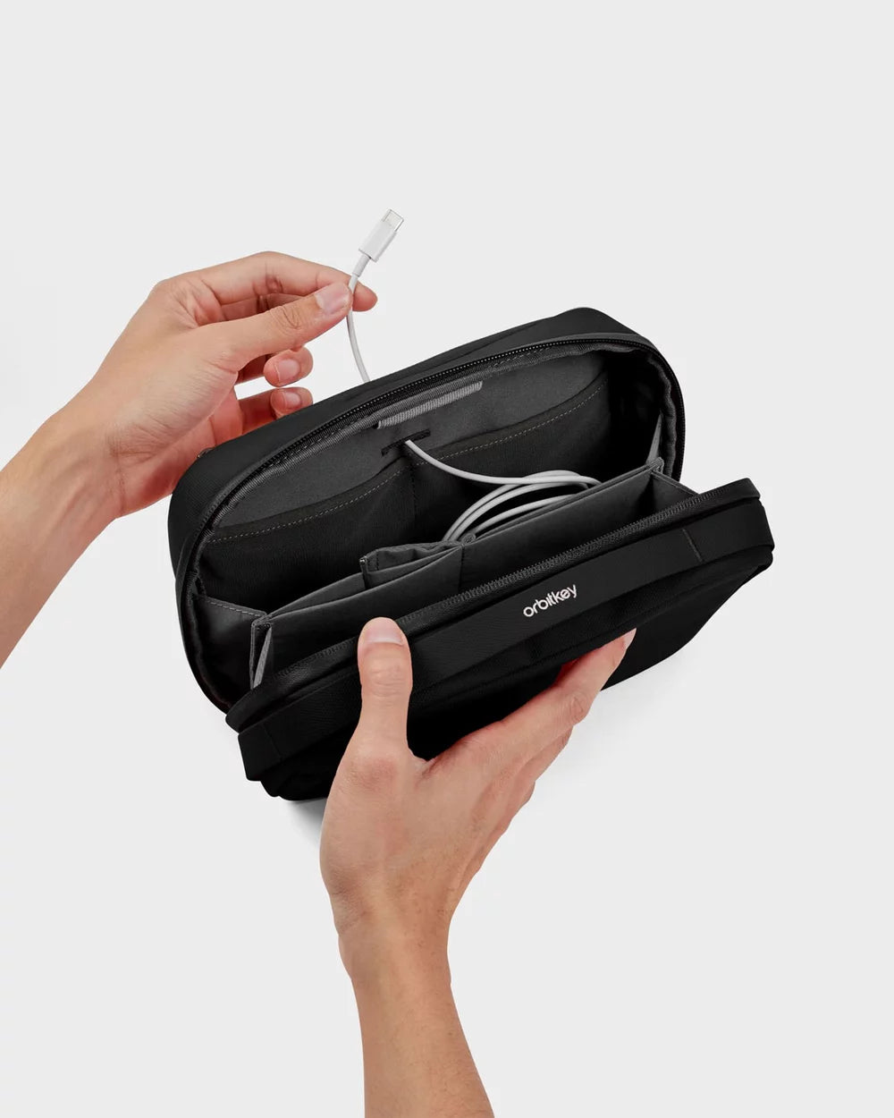 Orbitkey 2 in 1 Tech Pouch Black
