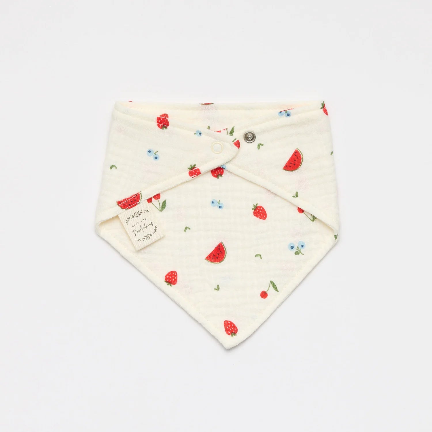 Over The Dandelions Bib Organic Muslin Sweet Pickings