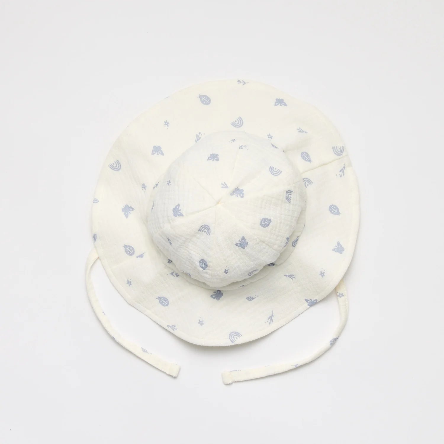 Over The Dandelions Sun Hat Organic Muslin Enchanted Garden