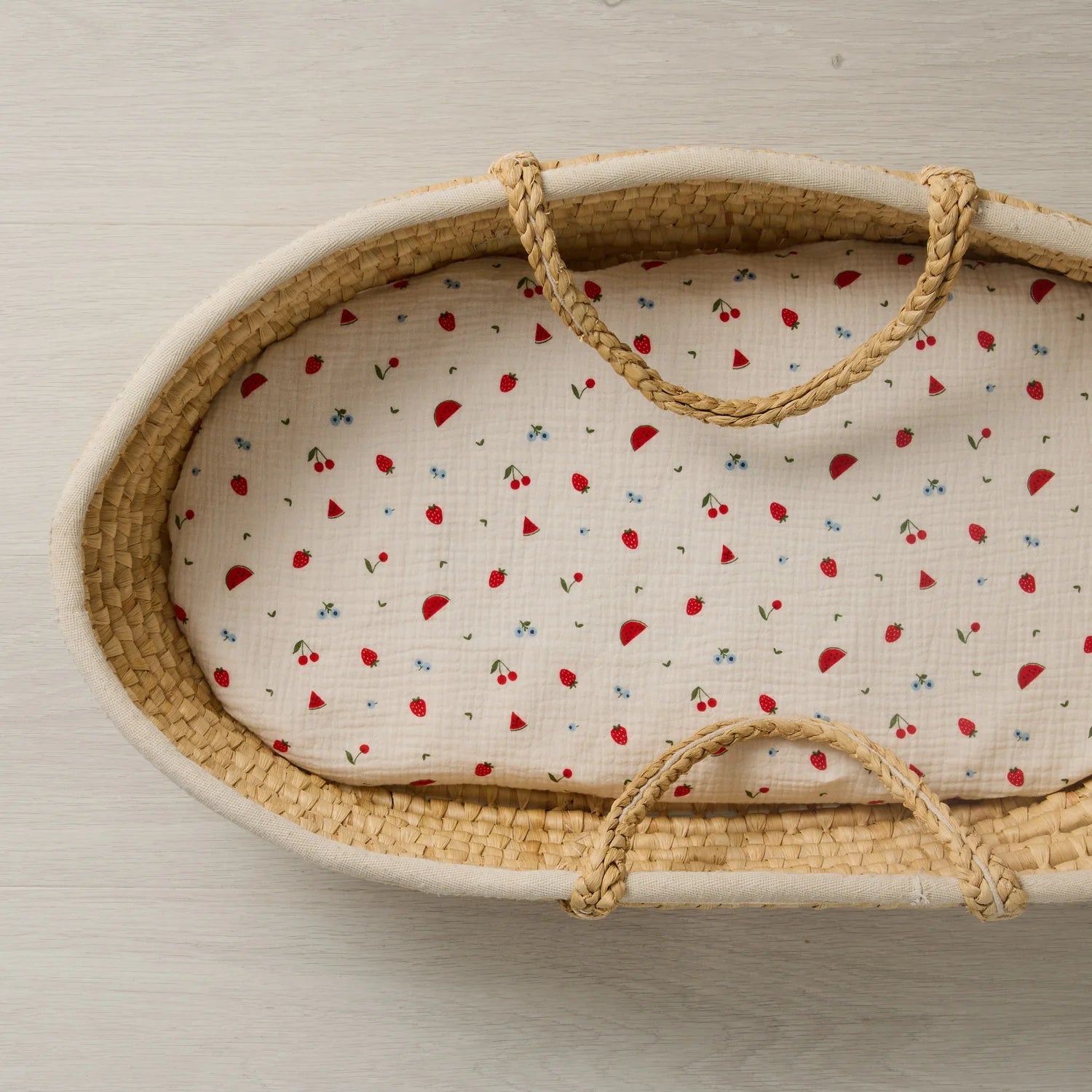 Over The Dandelions Swaddle Organic Muslin Sweet Pickings