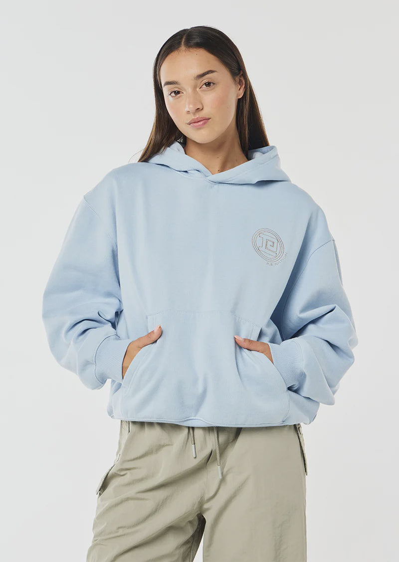 P.E Nation Output Hoodie Dusty Blue
