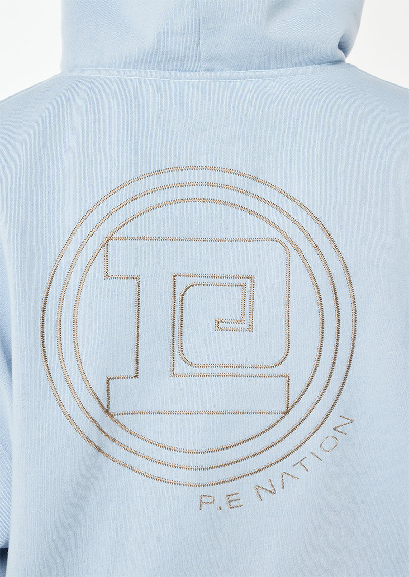 P.E Nation Output Hoodie Dusty Blue