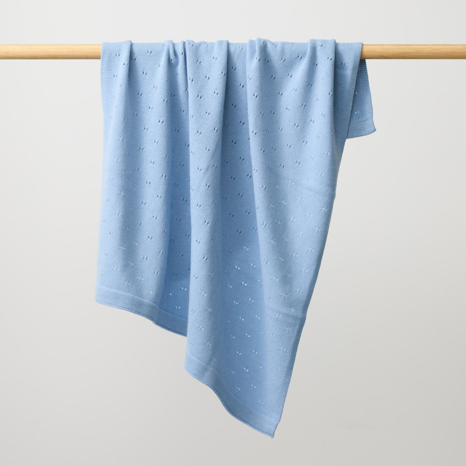 Over The Dandelions Merino Blanket Alpine Mist