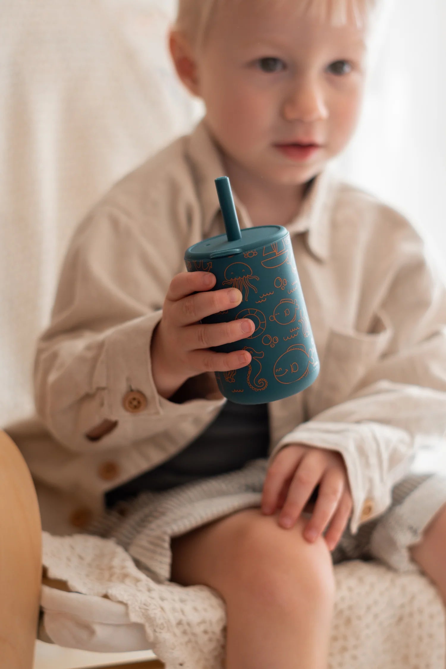 Over The Dandelions Mini Smoothie Cup Sea Friends