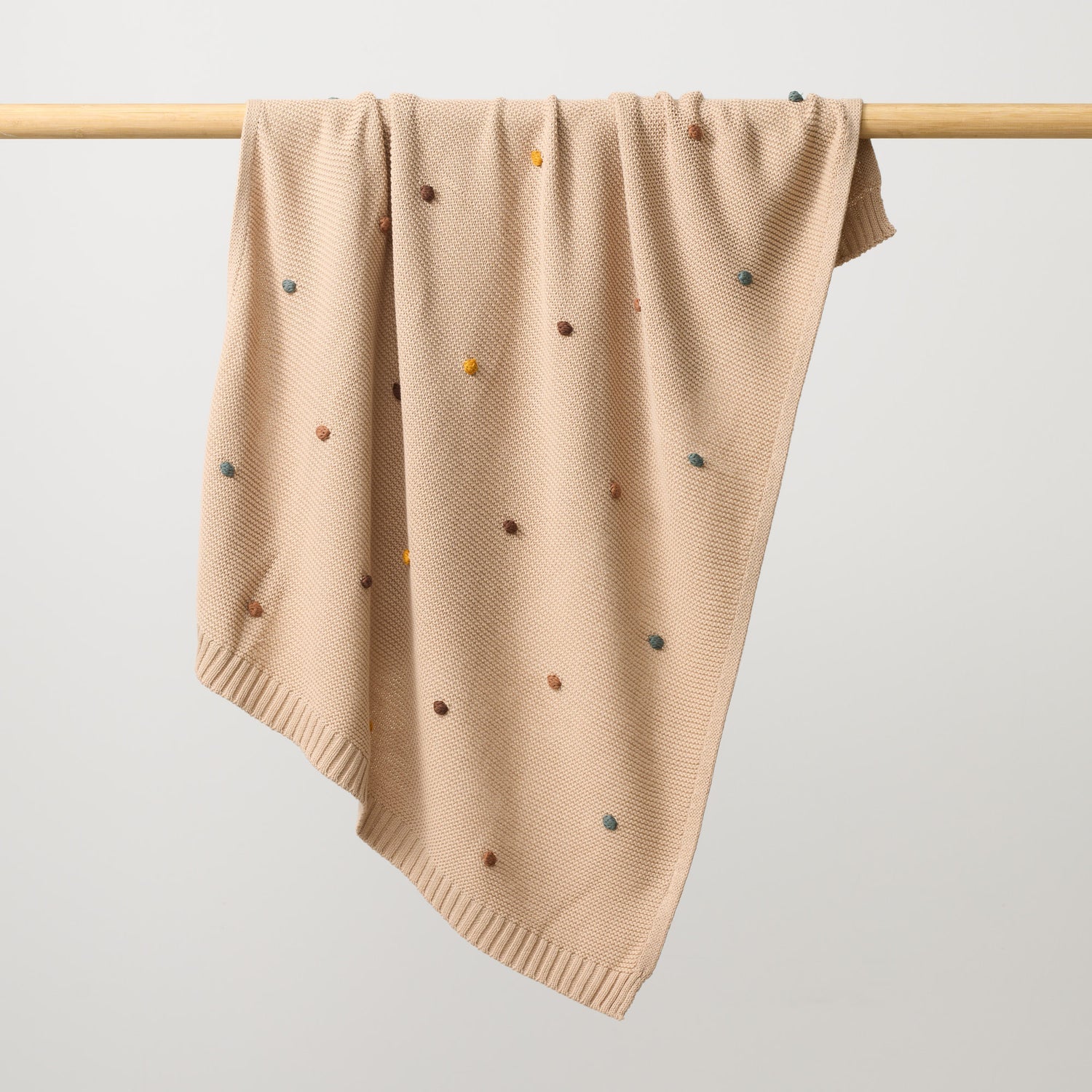 Over The Dandelions Riley Speckle Blanket Organic Cotton