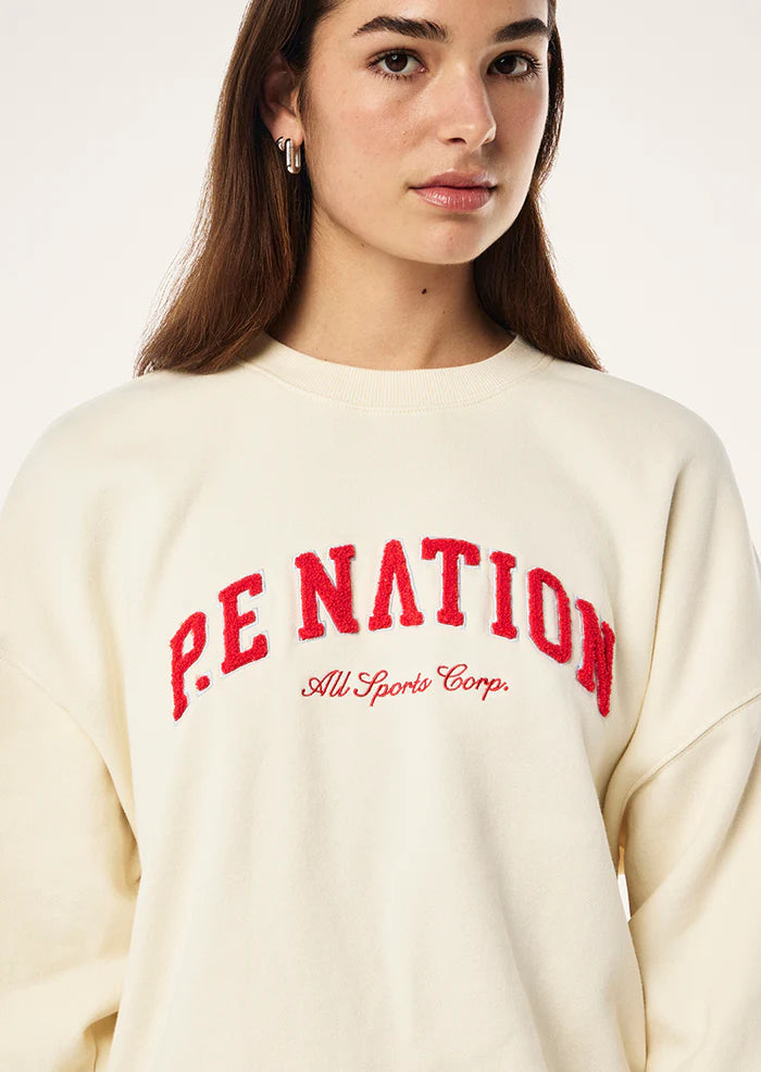 P.E Nation Heritage Sweat In Whisper White