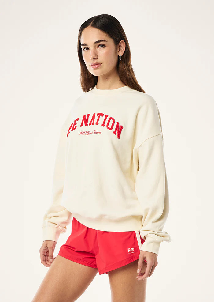 P.E Nation Heritage Sweat In Whisper White