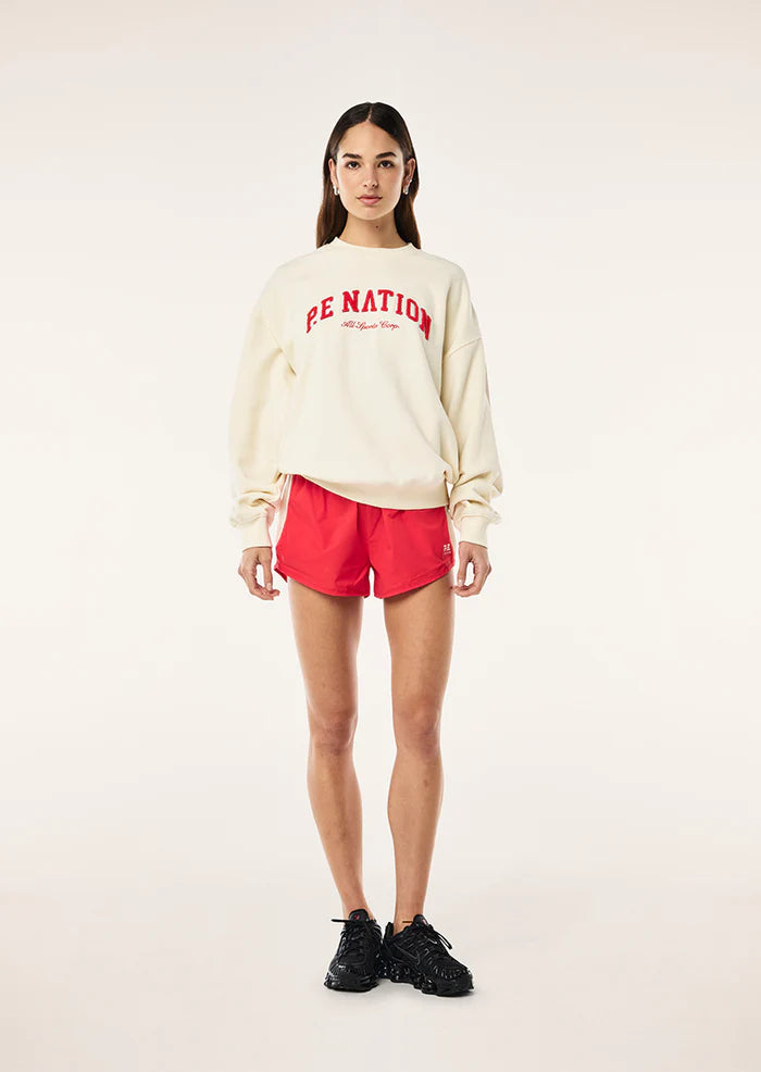 P.E Nation Heritage Sweat In Whisper White