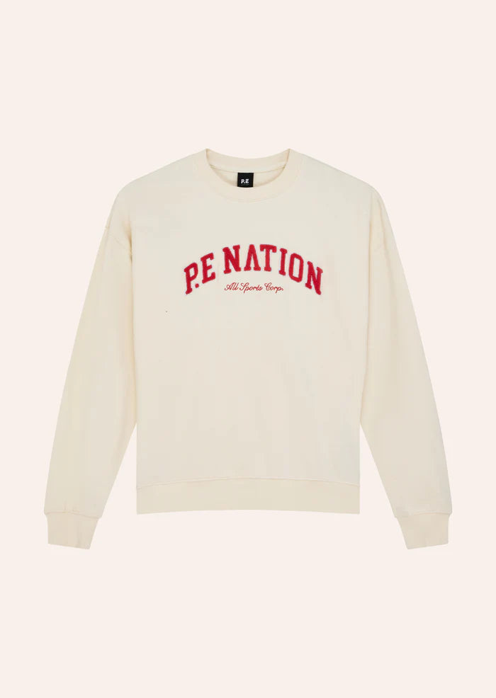 P.E Nation Heritage Sweat In Whisper White