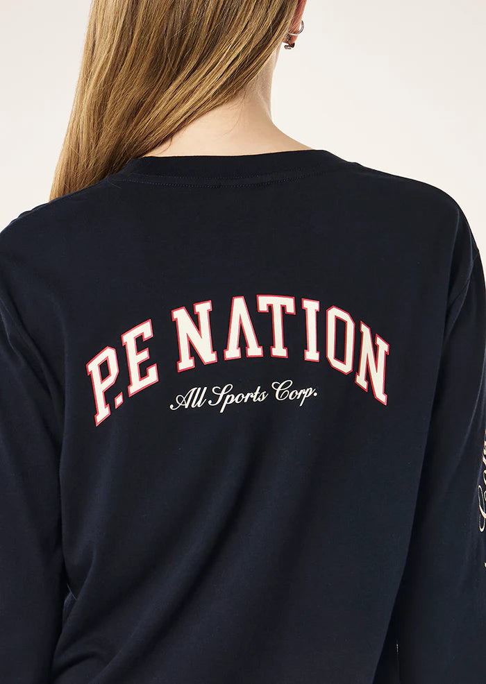 P.E Nation L/S Surge Tee Dark Sapphire