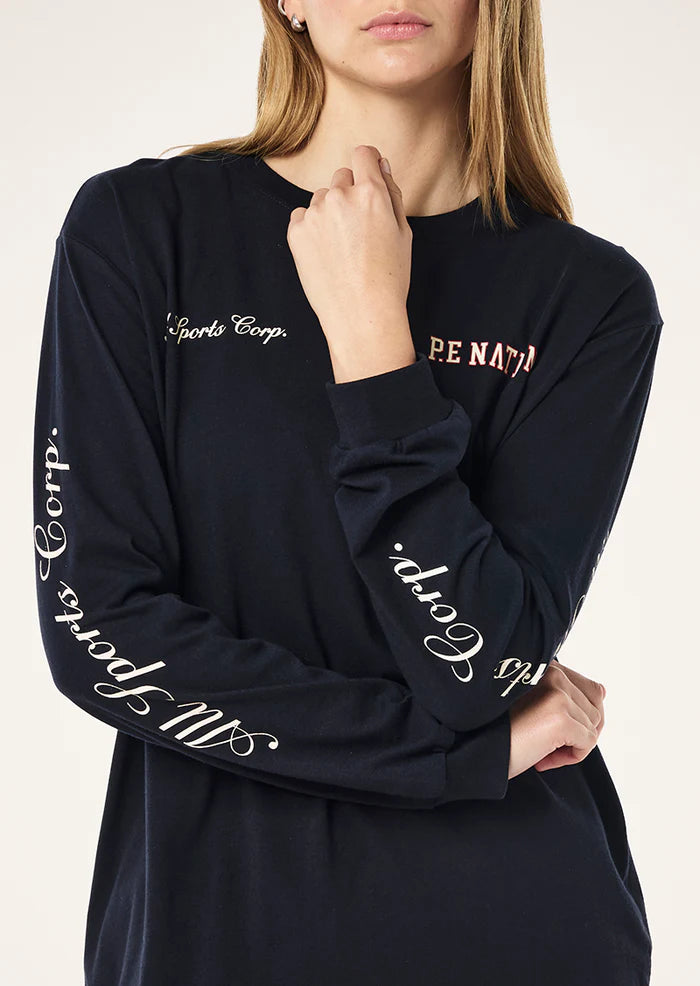 P.E Nation L/S Surge Tee Dark Sapphire