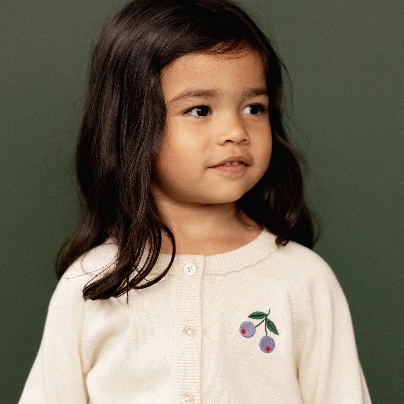 Nature Baby Piper Cardigan Winter Berry