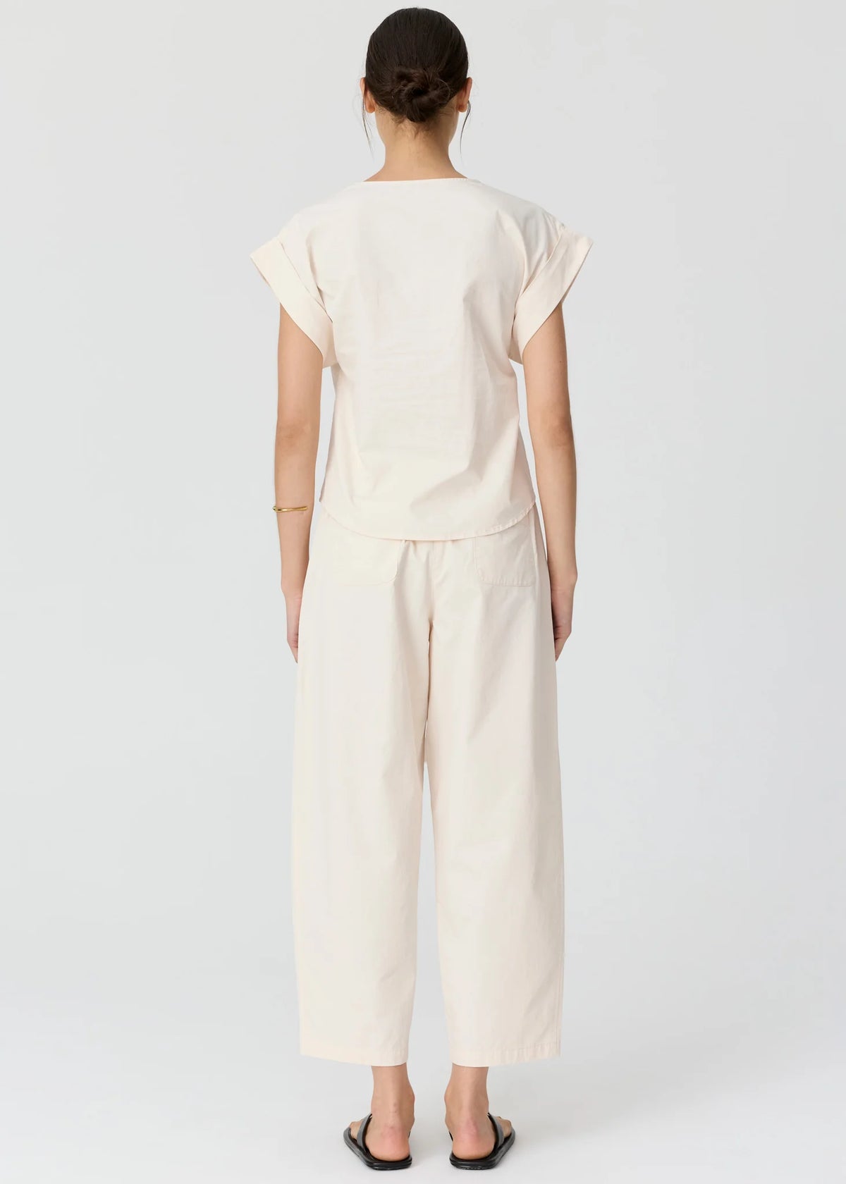 POL Alma Barrel Pant Pebble