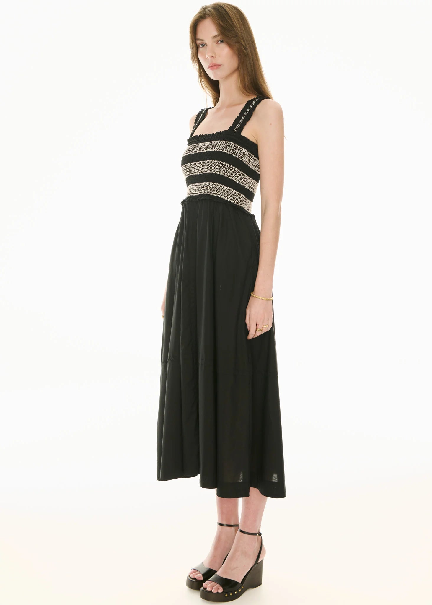 POL Nova Dress Smoked Black