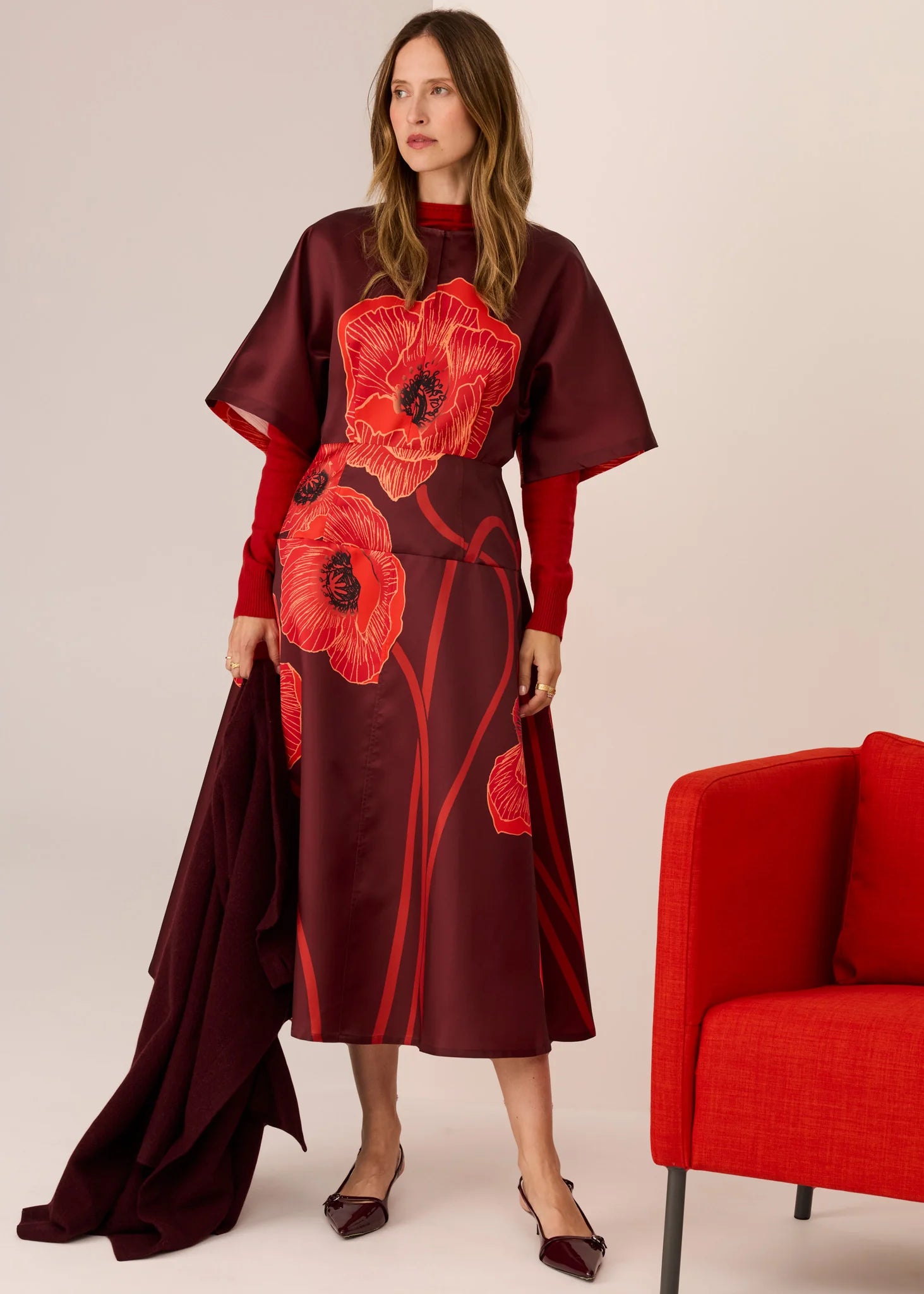 POL Poppy Sleeve Dress